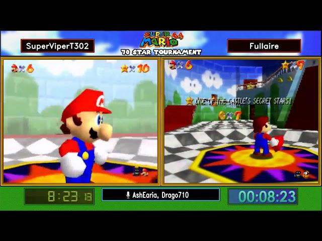 SuperViperT302 vs Fullaire. SM64 70 Star Tournament 2017