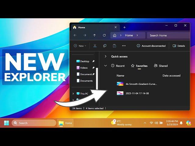 How to Enable New File Explorer in Windows 11 22635.3640