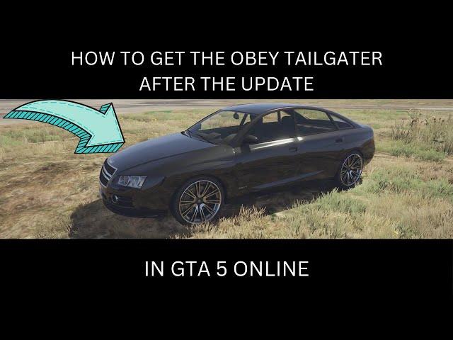 How To Get The Obey Tailgater After The Update In GTA 5 Online