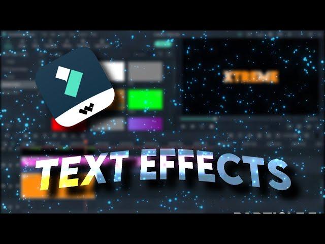 Moving Text Effect (Texture Flux) || Filmora Tutorial