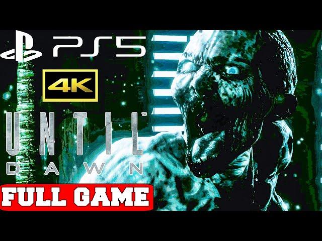 Until Dawn PS5 Full Game Gameplay Walkthrough No Commentary (4K 60FPS)