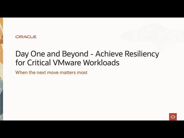 Did You Know? – How to achieve resiliency for your critical VMware workloads