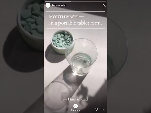 Mouthwash - By Human Kind's Instagram Stories Ad