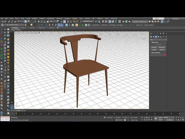 3DS Max Easy Modeling - Simple Chair - Part 1