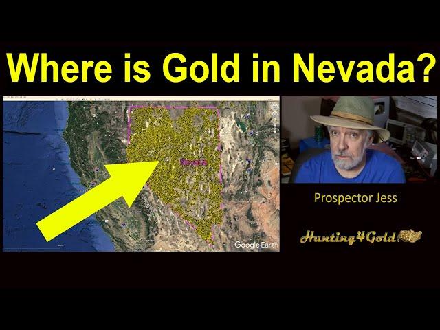 Where Can I Find Gold In Nevada? (USGS Gold Map survey)