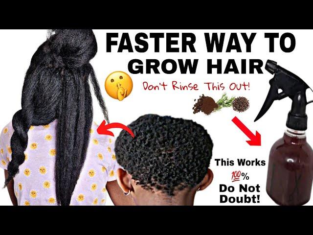 Faster way to grow hair/Do Not Rinse This Out! & your hair will grow crazy| Extreme hair growth