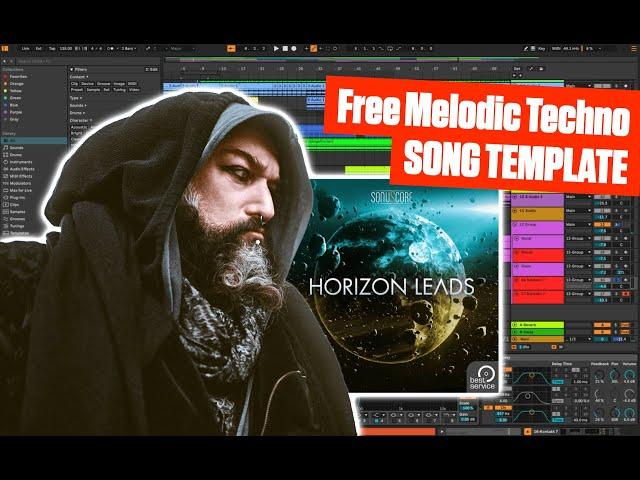 Free Melodic Techno SONG TEMPLATE  | Ableton Live + Multi-Samples