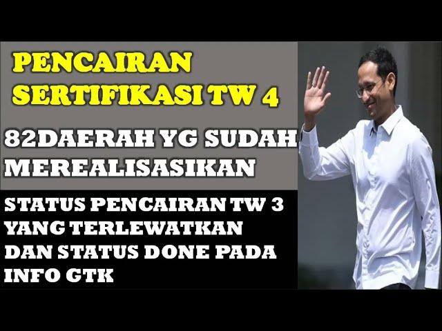 PENCAIRAN SERTIFIKASI GURU TW 4 TAHUN 2021! DAERAH TERBARU YANG SUDAH MEREALISASIKAN DI M3 DESEMBER