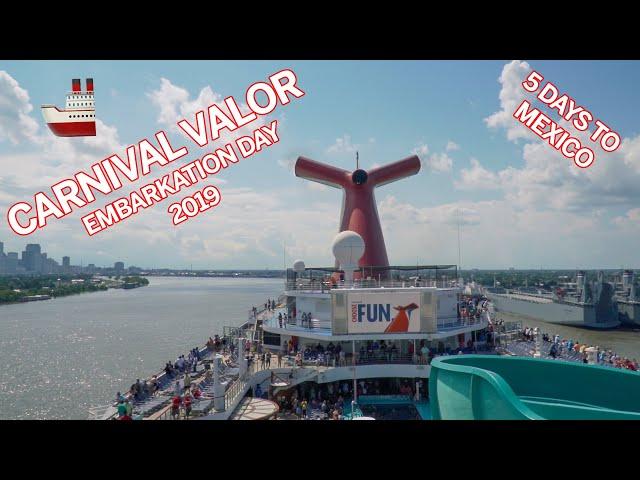 Embarkation day! Sailing to Mexico  (Carnival Valor 2019)