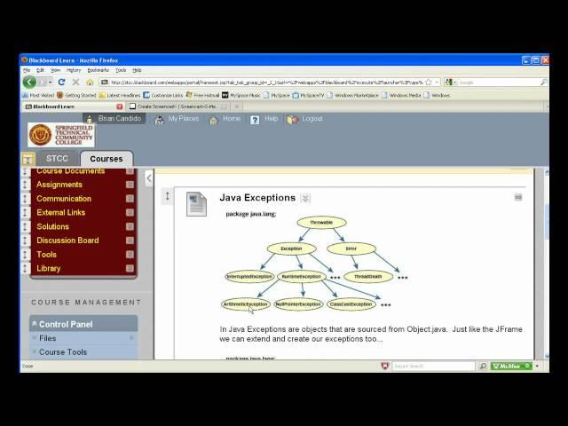 Java Exception Hierarchy