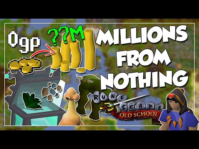 Making MILLIONS From Nothing In 10 Hours - OSRS Money Making From Scratch On a Maxed Account