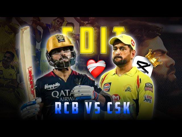 CSK VS RCB IPL EDITS || KAAYI SONG TRENDING CRICKET REELS VIDEO EDITING