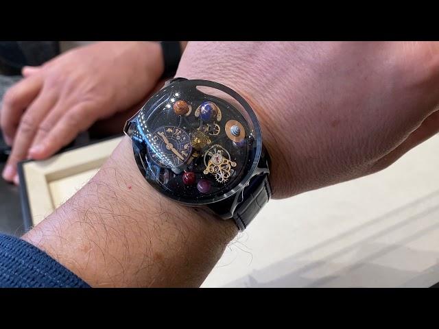 JACOB & CO Astronomia Solar Planets Zodiac Black DLC Titanium