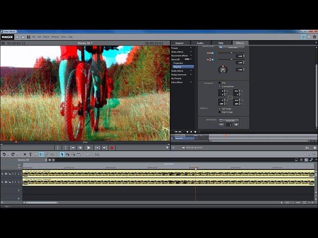 MAGIX Movie Edit Pro 2016 – Stereo3D tutorial (INT)