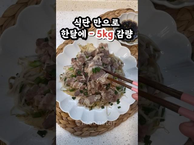 -5kg 감량 비법 ️살 쭉쭉 빠지는 ️국물없는 샤브샤브 다이어트 #다이어트식단