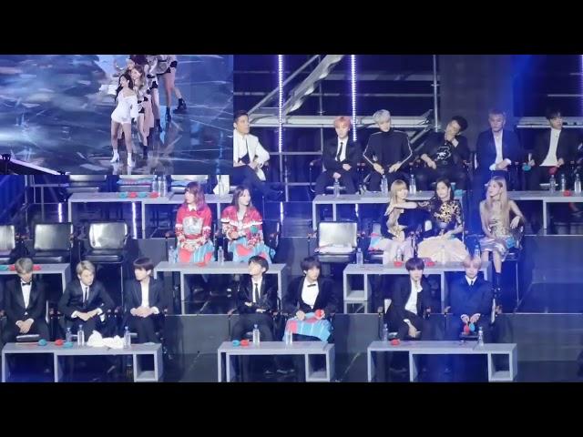 BTS , IKON , BLACKPINK Lisa,Jisoo,Rose  Reaction to JENNIE    SOLO @GDA2019 190105