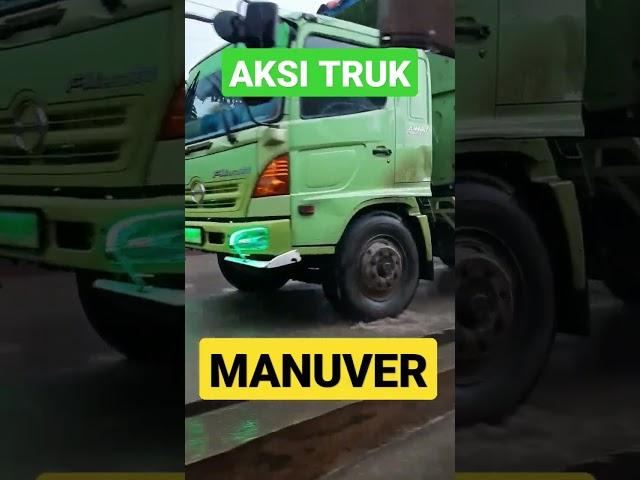 TRUK HINO BOGOR BERMANUVER #trukindonesia #trukindonesia #truck #Manuver