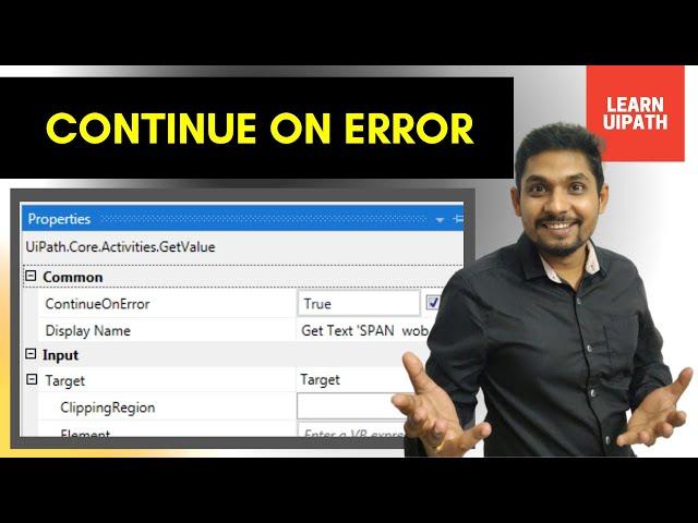 Continue on Error UiPath - How to Use?