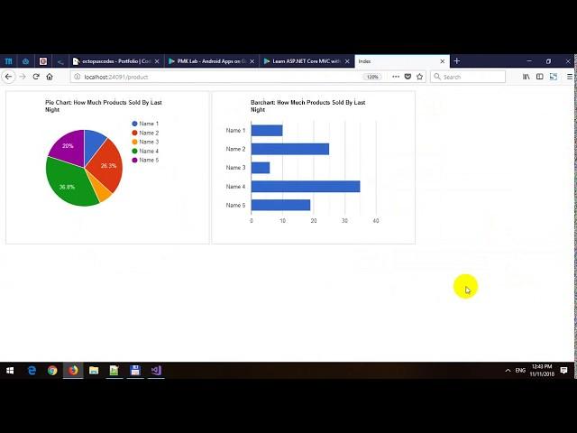 Google Chart in ASP.NET Core MVC