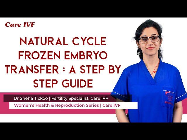 Frozen Embryo Transfer : Natural Cycle | Care IVF Embryo transfer Pregnancy test ivf treatment