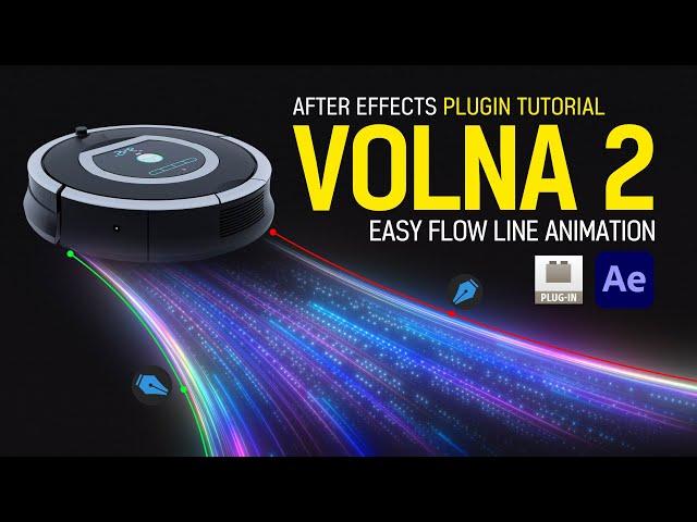 After Effects Volna 2 Plugin Tutorial Flow line