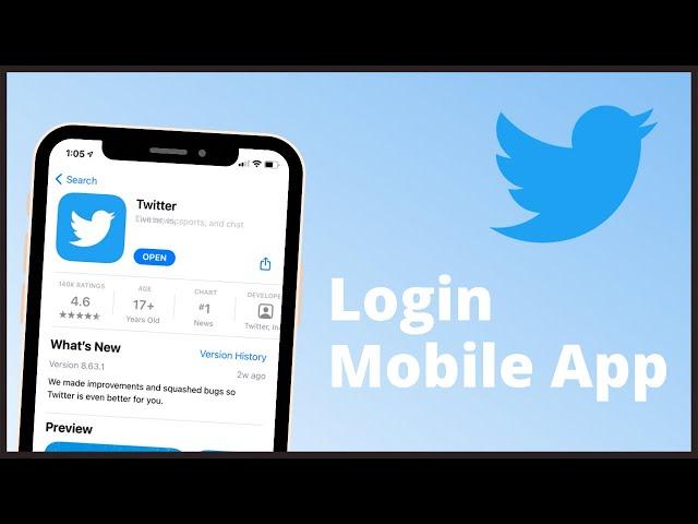 Login Twitter Mobile App | Twitter Sign in | twitter.com 2021