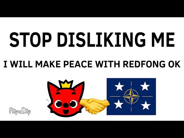 I DECIDED TO MAKE PEACE WITH REDFONG