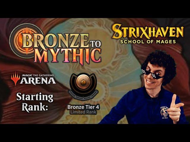  MTG Arena: Bronze To Mythic (Limited: Strixhaven Draft) - Episode 1 - Starting Rank: Bronze 4