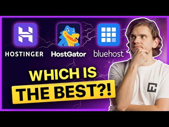 HostGator vs Hostinger vs Bluehost – BEST WEB HOSTING 2024