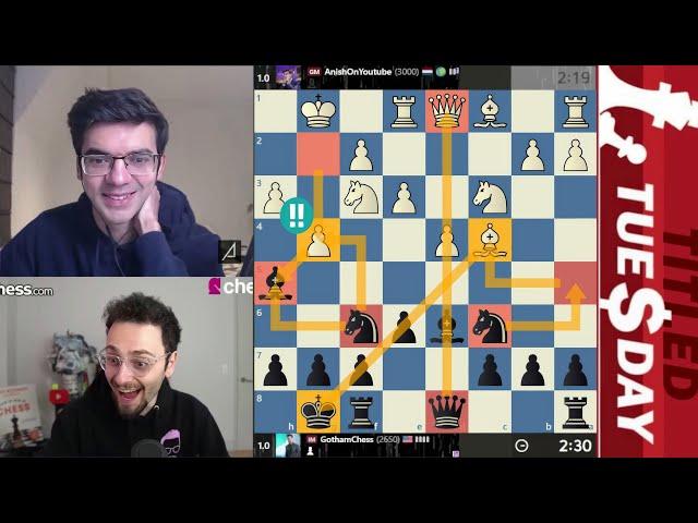 Crazy CONTENT!!! GM Anish Giri vs IM GothamChess