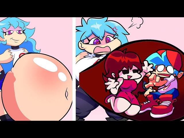 WAIT SKYBLUE!! BOYFRIEND & GIRLFRIEND ARE NOT FOOD!!! ️ (FNF MOD) (BAD ENDING)