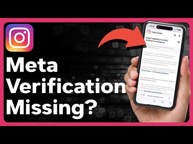 How To Fix Meta Verification Not Available On Instagram