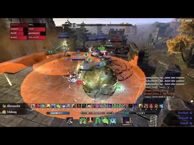 ESO: STAMINA WARDEN OUTNUMBERED | 2H/DW - Zerg bombing | Wolfhunter