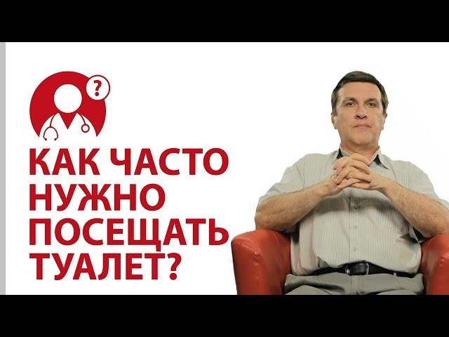 Как часто нужно ходить в туалет? Доктор Нога | Вопрос Доктору