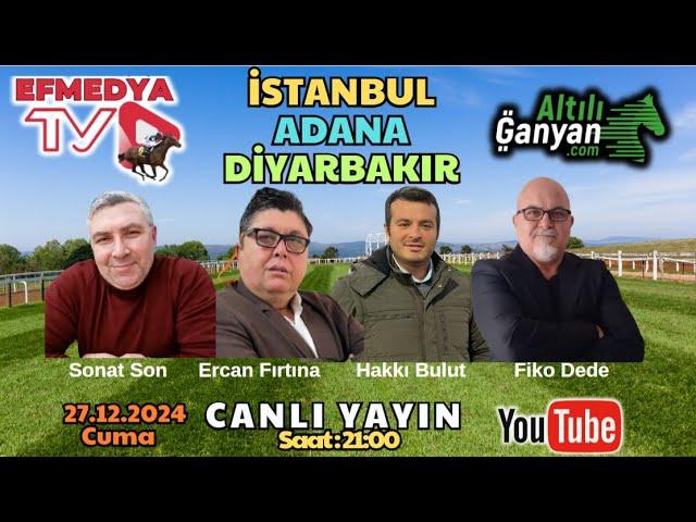 28.12.2024 Cumartesi Diyarbakır İStanbul ve Adana Altılı Ganyan Tahminleri