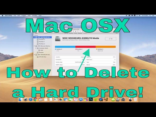 How to delete your Mac Hard Drive and delete Mac Partitions 2021