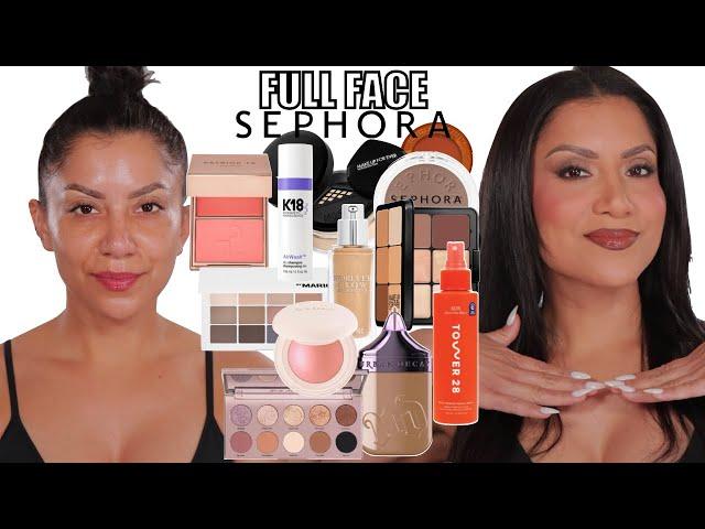 FULL FACE OF NEW FAVORITE SEPHORA MAKEUP + HAIR & FRAGRANCE | MagdalineJanet