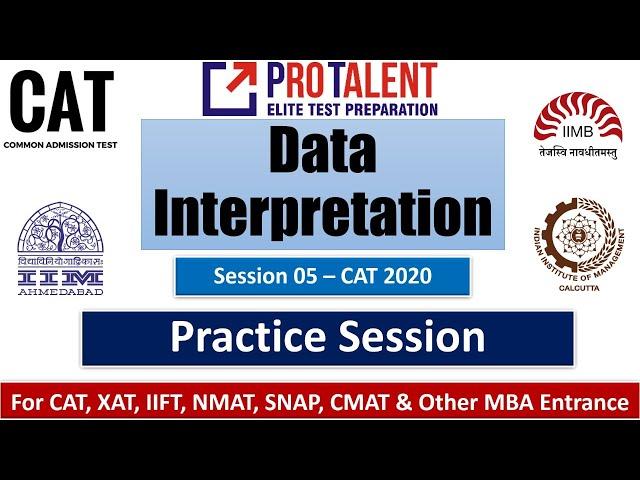 Data Interpretation for CAT 2020 - Session 05