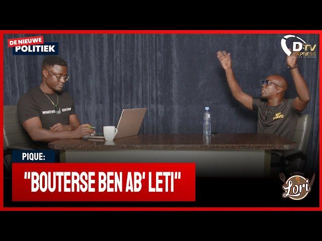  De Nieuwe Politiek LIVE • Sibrano Pique voerde actie in opdracht van Bouterse (Suriname)