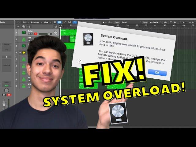 How to FIX SYSTEM OVERLOAD!! [Logic Pro X]