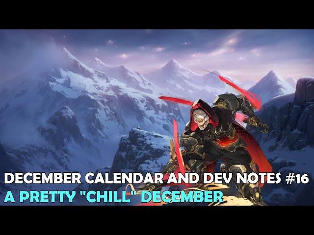 DEV NOTES #16 & DECEMBER CALENDAR - A PRETTY "CHILL" MONTH [Tower of God: New World]