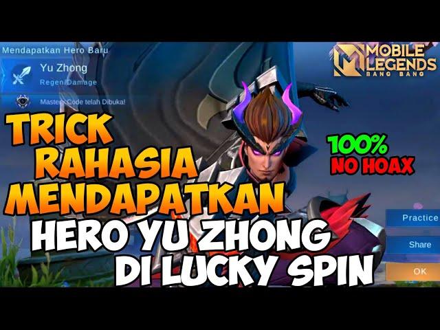 TUTORIAL CARA MENDAPATKAN HERO YU ZHONG DI LUCKY SPIN 2021 - MOBILE LEGENDS