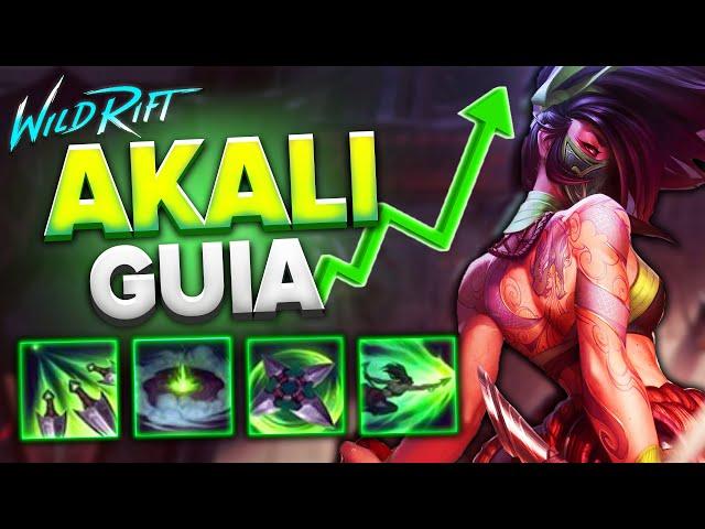 Cómo jugar AKALI en Wild Rift en menos de 5 MINUTOS