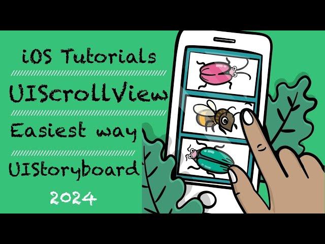 Easiest way to use ScrollView with Storyboard  | XCode 15,  Swift 5,  iOS 17 _ 2024