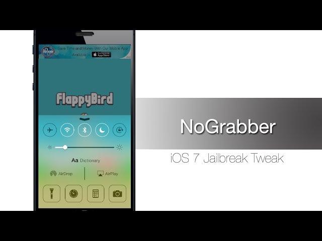 NoGrabber Cydia Tweak disables the grabber in assigned apps - iPhone Hacks