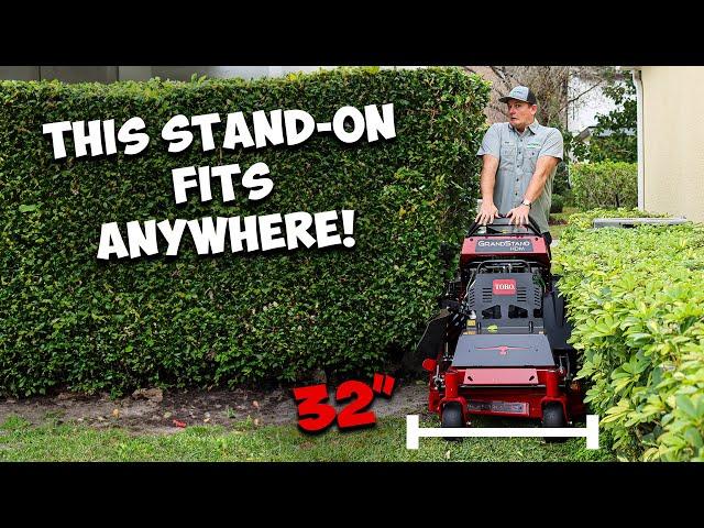 NEW 32" toro Grandstand HDM - Best Stand On Mower that will fit your backyard.
