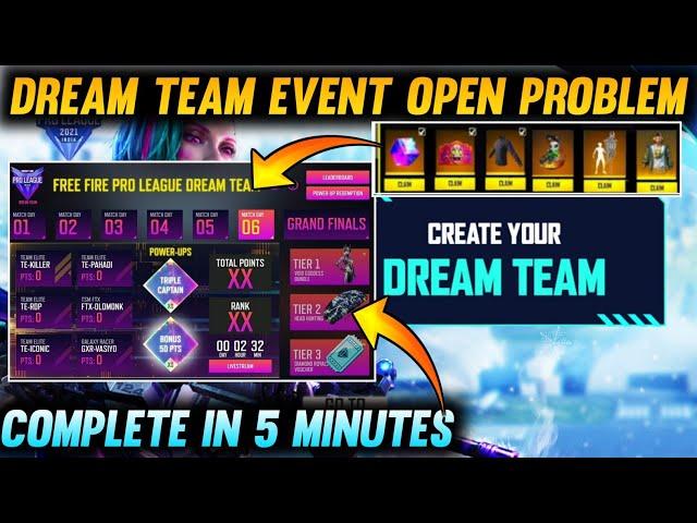 Free Fire Create Your Dream Team Event Open Kaise Kare | Create Your Dream Team Event Pura Kaise Kre