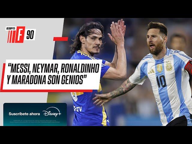 "VEÍA EL FÚTBOL ITALIANO Y ME ENCANTABA BATISTUTA", Cavani sobre su ídolo en #ESPNF90