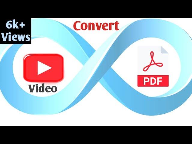 Convert YouTube Video to PDF | video to pdf |