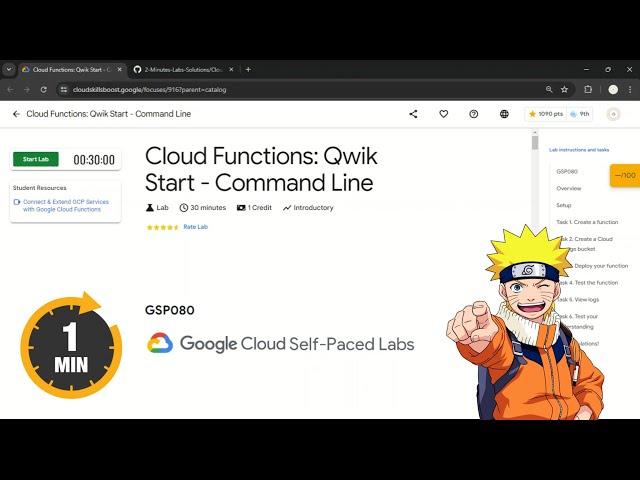 Cloud Functions: Qwik Start - Command Line | #qwiklabs | #GSP080